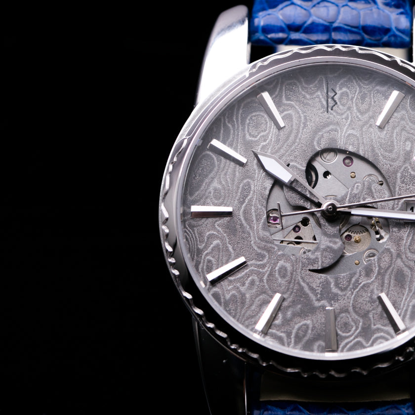 腕時計,珍しい,他と被らない,MUSHA,ダマスカス,Damascus Watch,ラグジュアリー,刃物,高級